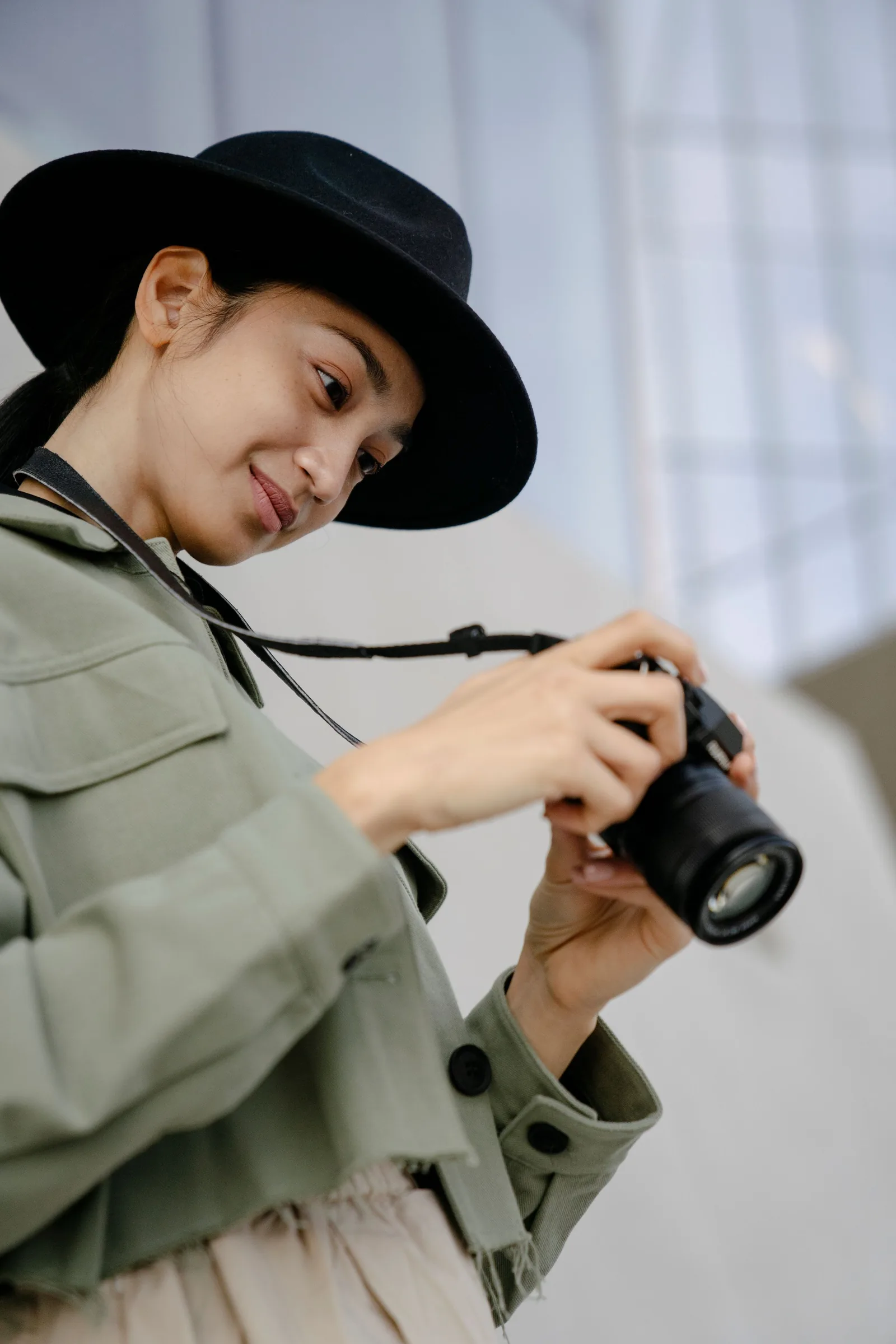 Tove Haldane with her camera